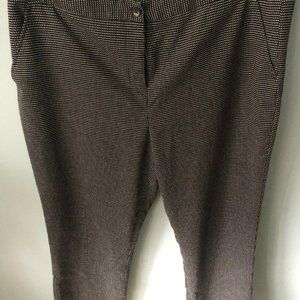 Dana Buchman Black Grey White Polka dot Dress